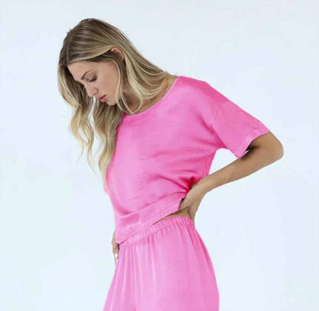 PJ Harlow Pj Harlow - Bertie Satin Tee 3