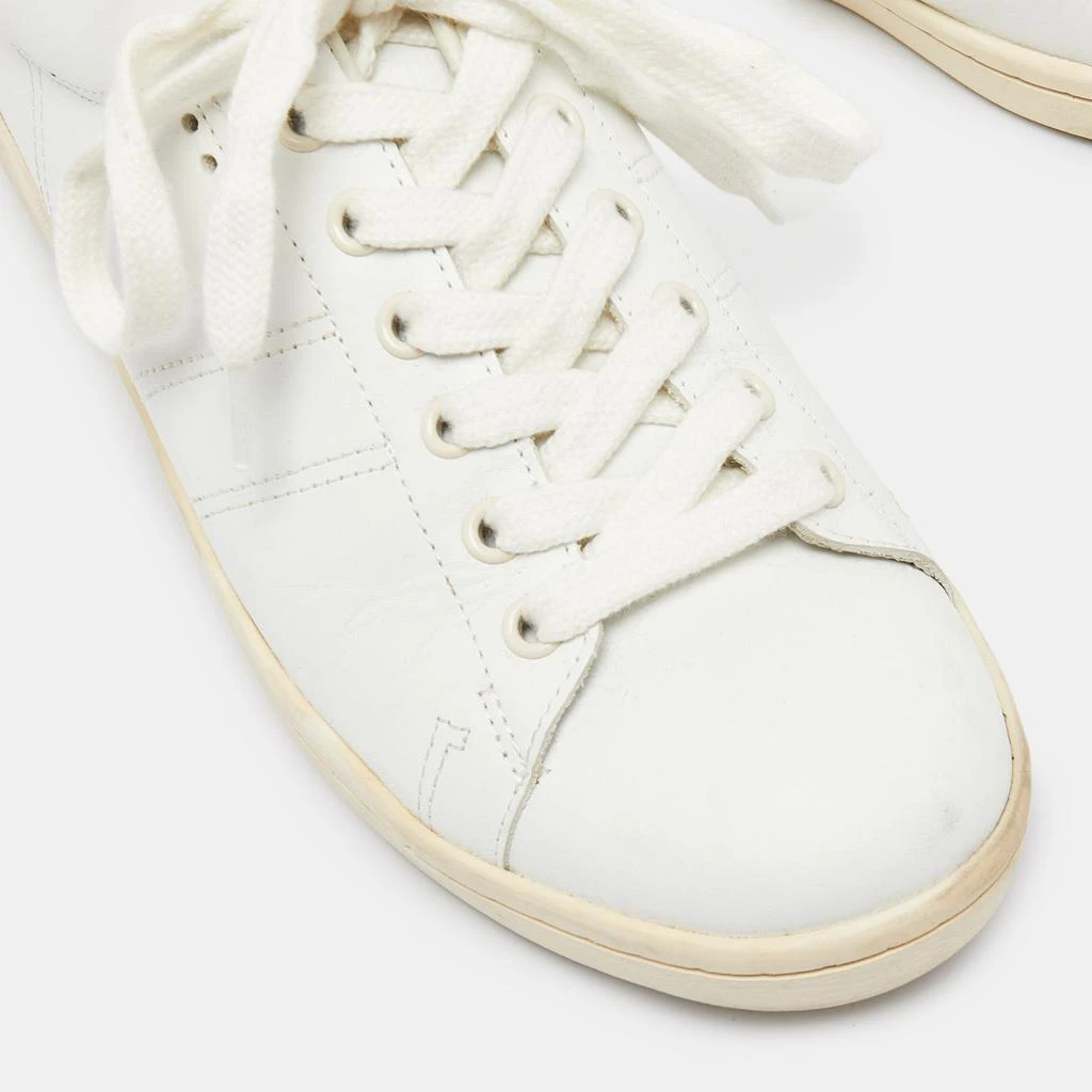 Isabel Marant Isabel Marant White Leather Etoile Bart Low-Top Sneakers Size 39 8