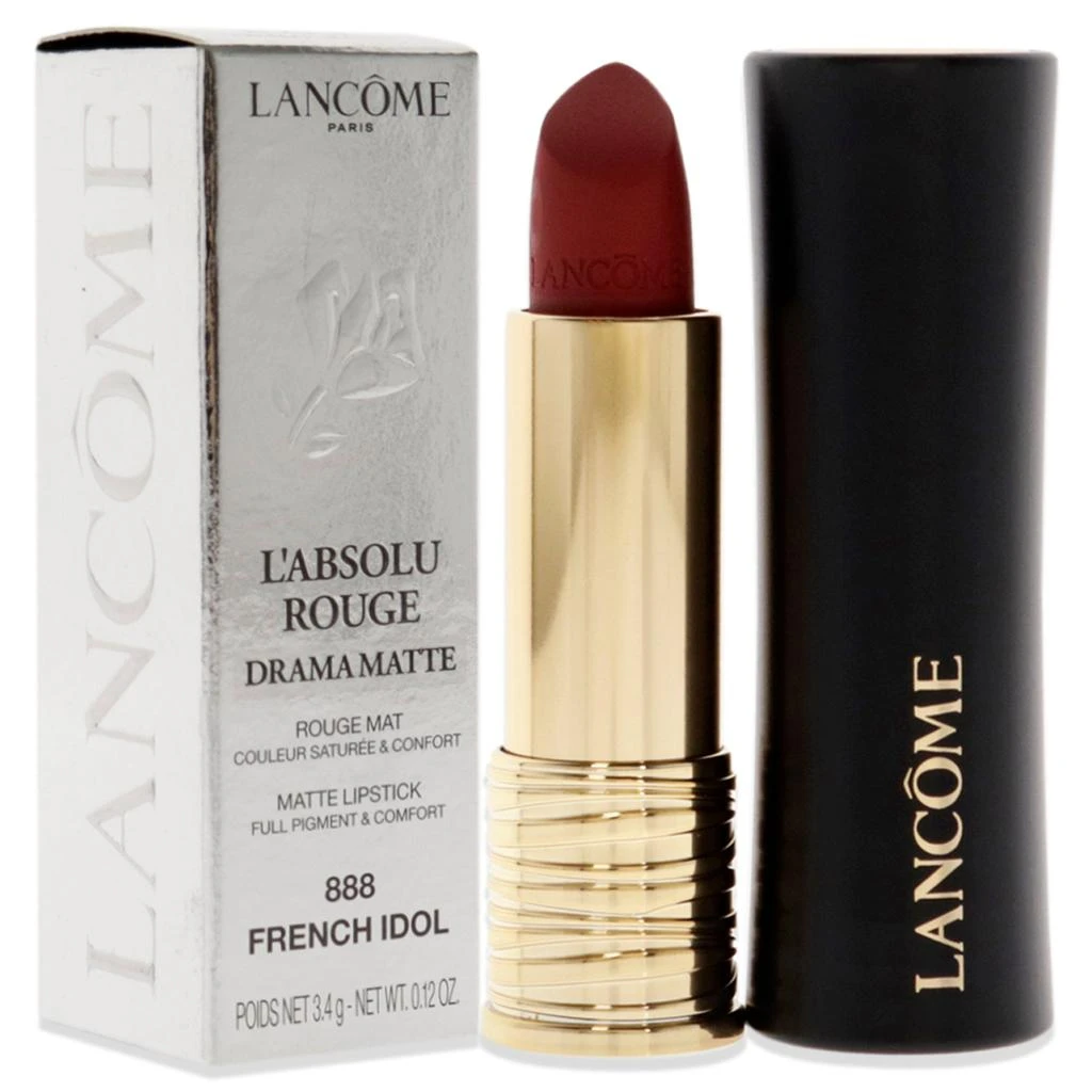 Lancôme LAbsolu Rouge Drama Matte - 888 French Idol by  for Women - 0.12 oz Lipstick 3