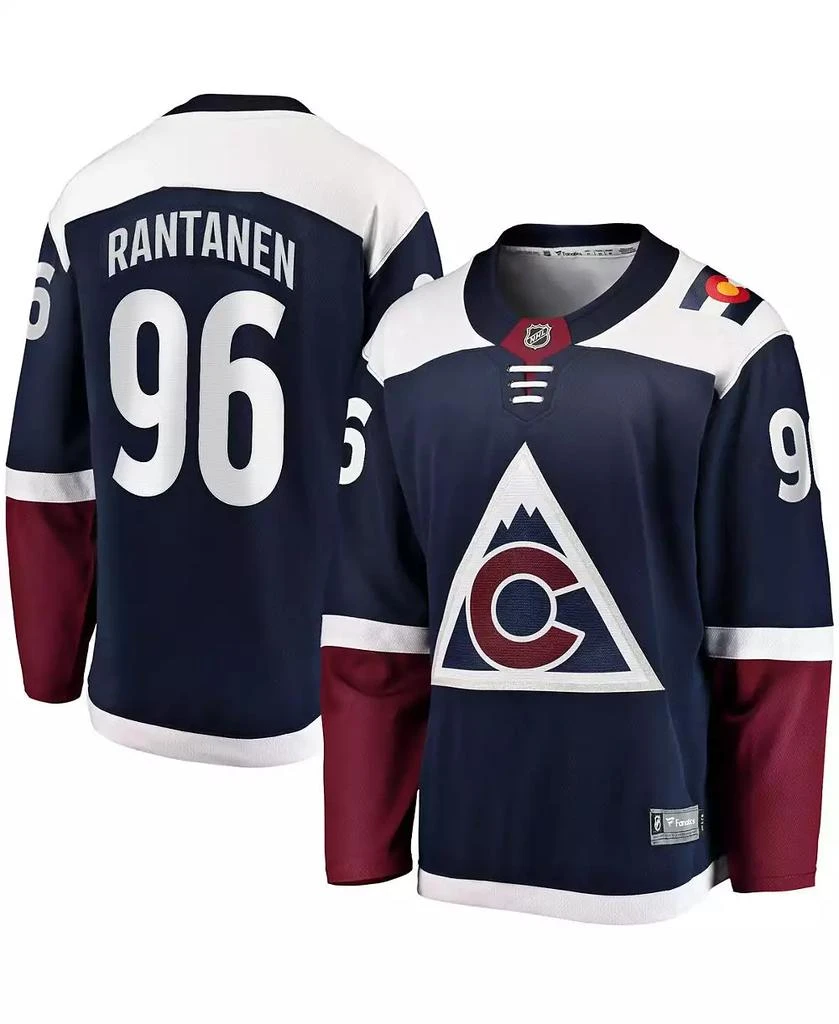Fanatics Men's Mikko Rantanen Navy Colorado Avalanche Premier Breakaway Player Jersey 1