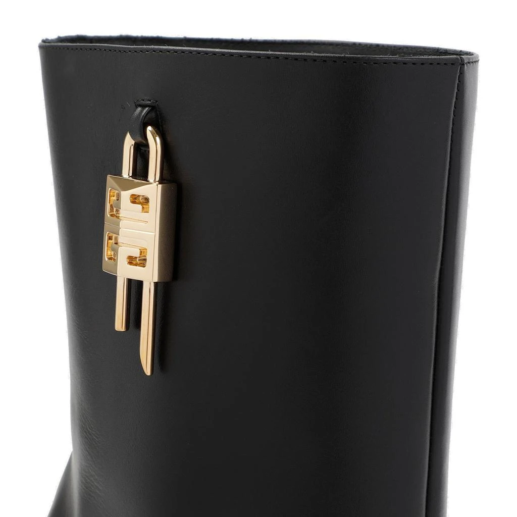 Givenchy Givenchy Lock Plaque Detail Wedge Boots 4