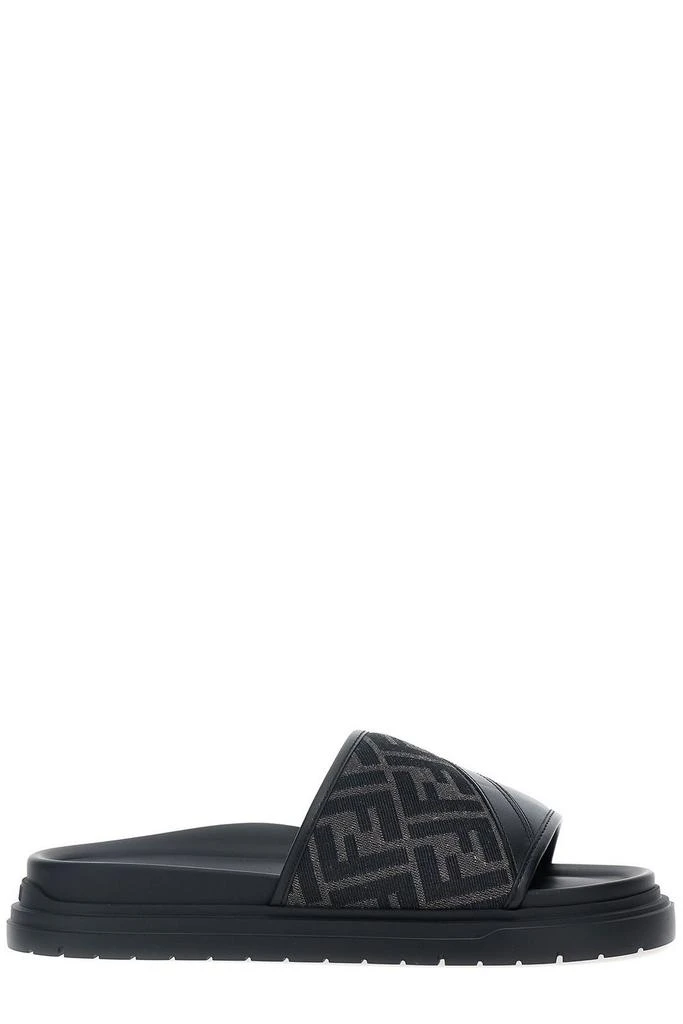 Fendi Diagonal FF Jacquard Slides – On Sale Now with Up to  display picture 2