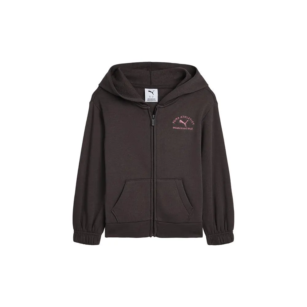 Puma Class Pack Ctn Fleece Full Zip Hoodie (Youth)