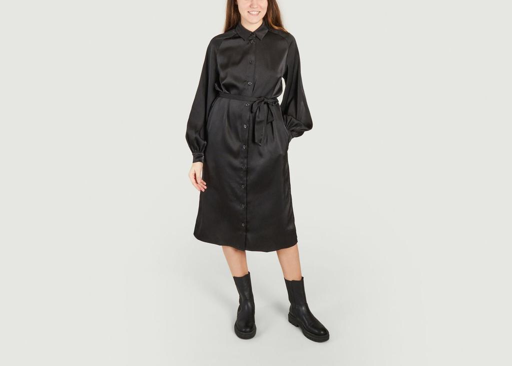 Samsoe Samsoe Robes Robe Chemise Nika 13096 Black Samsoe - Samsoe - Noir - Femme