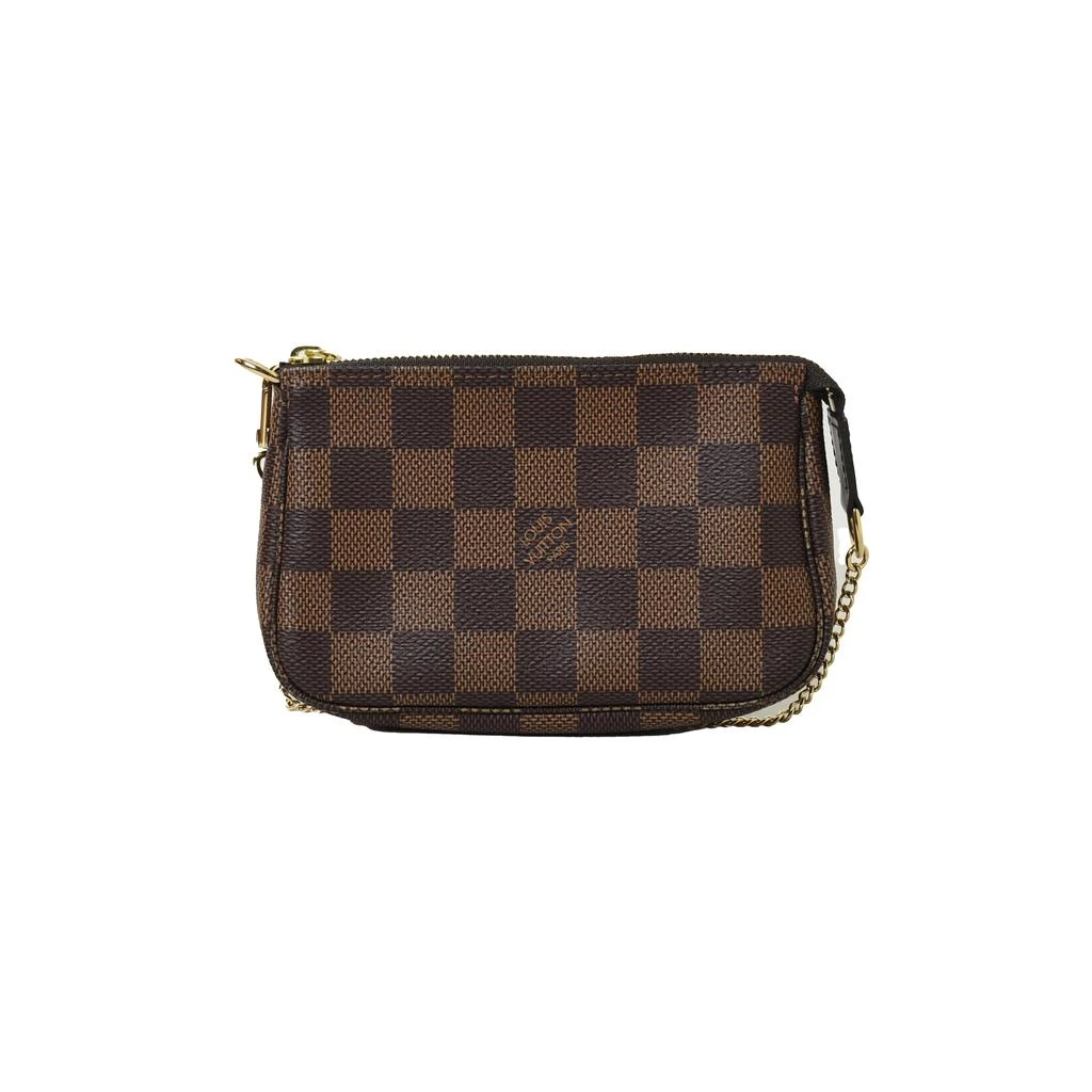 LOUIS VUITTON Louis Vuitton Mini Pochette Accessories Damier Ebene Brown 3