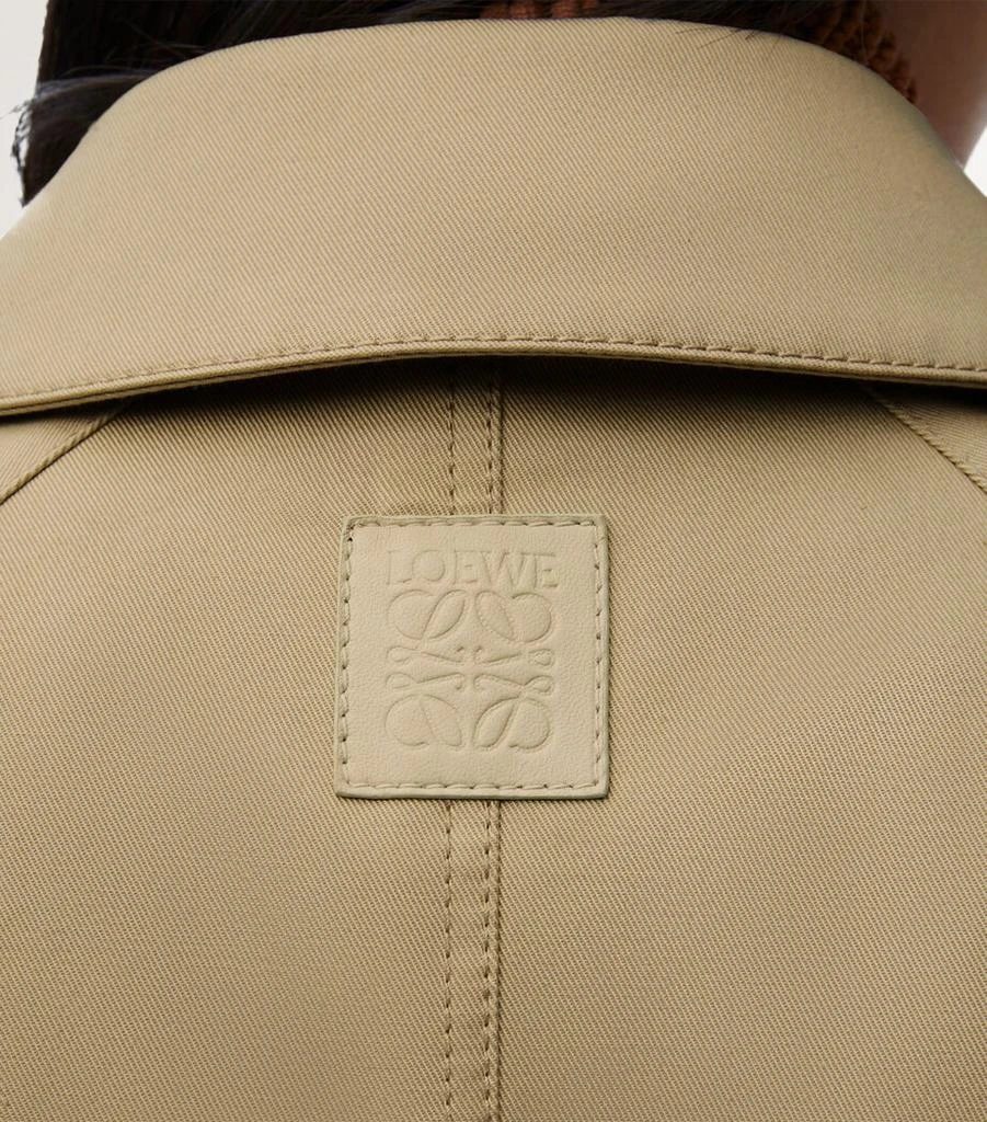 Loewe Cotton Gabardine Trapeze Jacket 5
