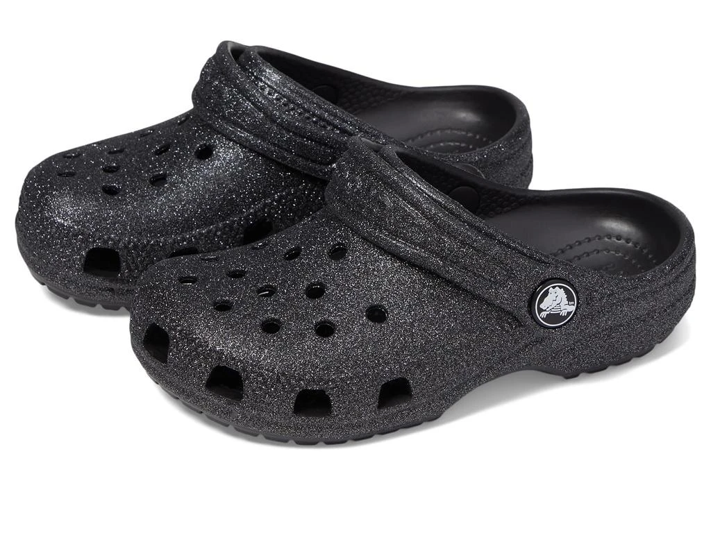 Black Glitter Crocs Lined Black Glitter Lined Glitter Crocs Buy