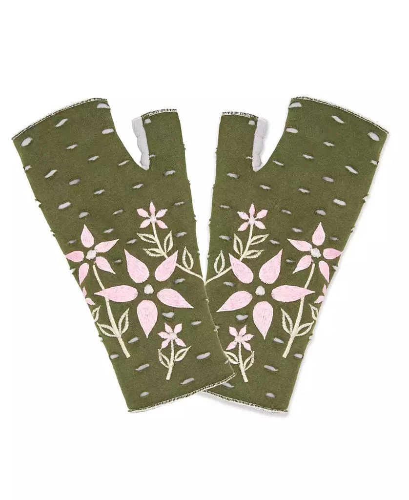 Feelgoodz Women s Artisan Crafted Fleece Lined Viola Fingerless Gloves 1