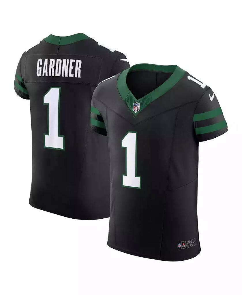 NIKE Men's Ahmad Sauce Gardner Legacy Black New York Jets Alternate Vapor F.U.S.E. Elite Jersey