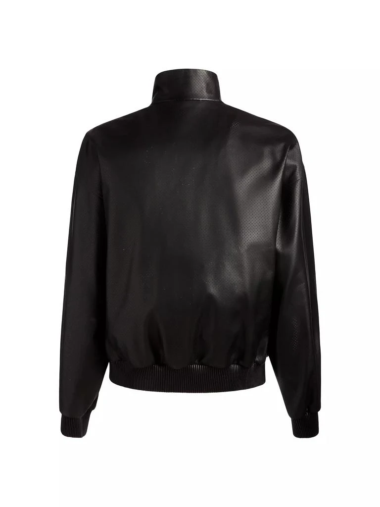 Bally Bally x Adrien Brody Pointelle Leather Bomber Jacket 2