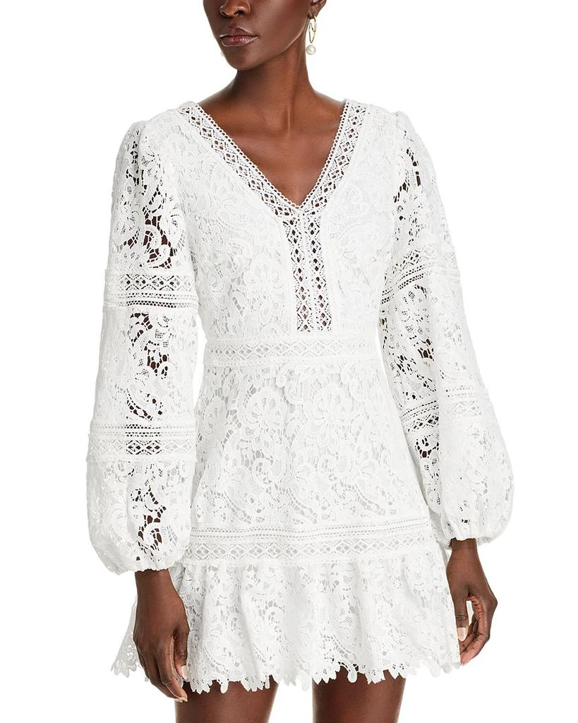AQUA Lace Inset Dress - Exclusive 3