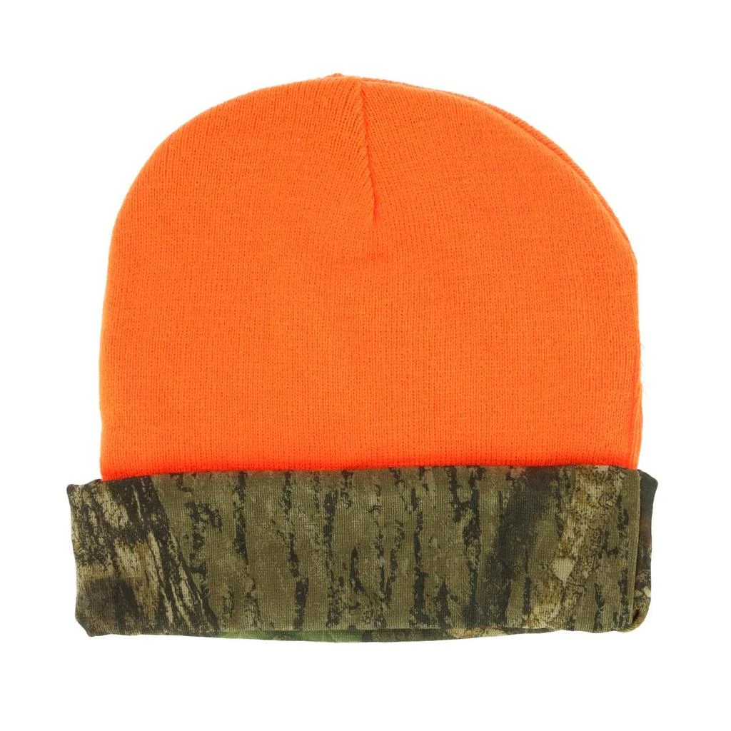 Iceberg Polar Wear Men's Reversible Camo Heavyweight Knit Winter Hat 3