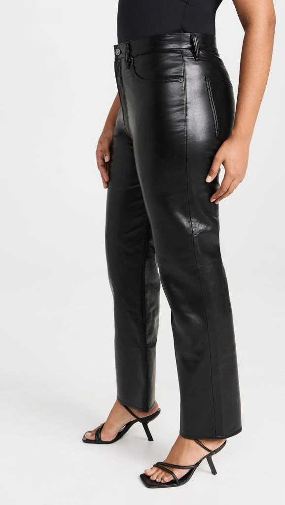 AGOLDE Recycled Leather Fitted '90s Pants 8