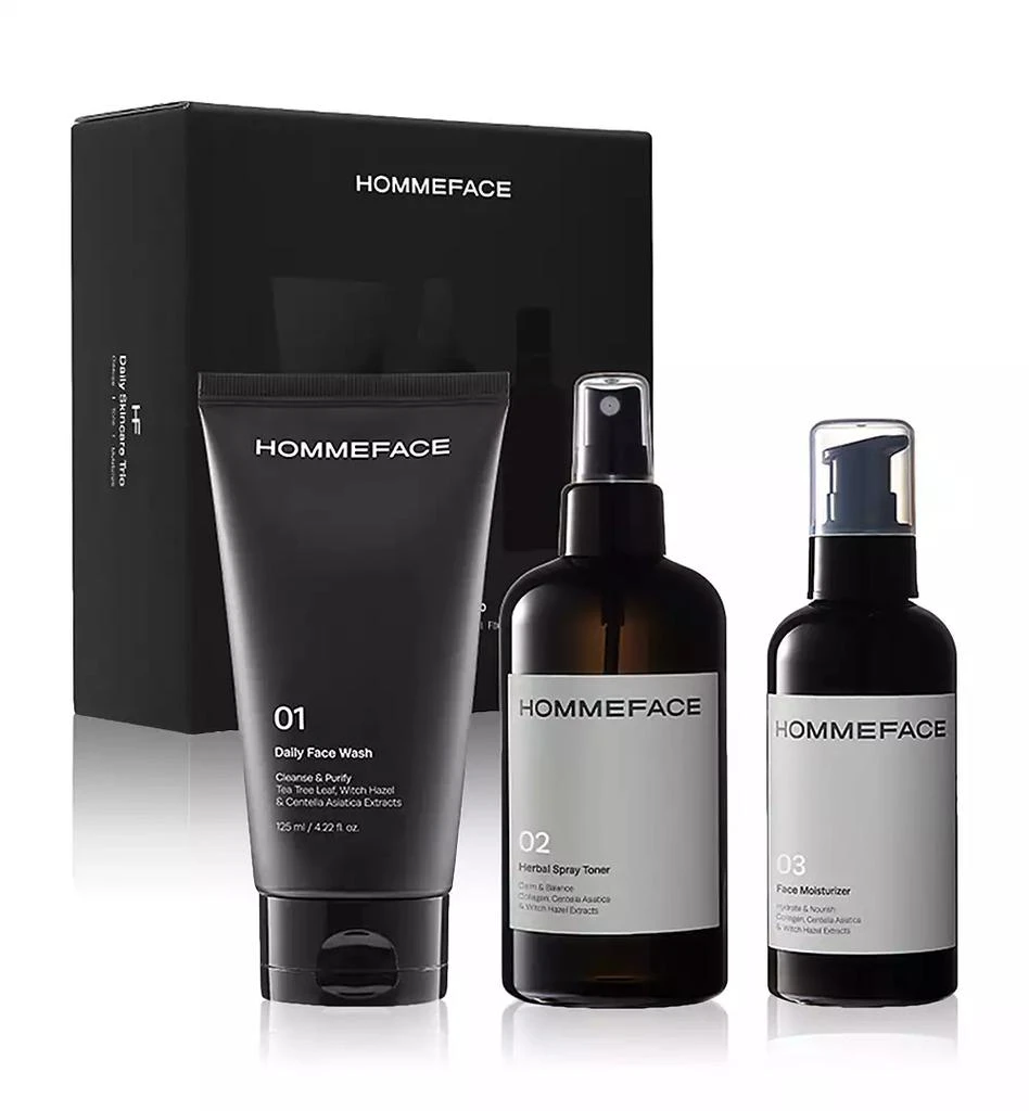 HOMMEFACE Men's 3-Step Daily Skincare Set