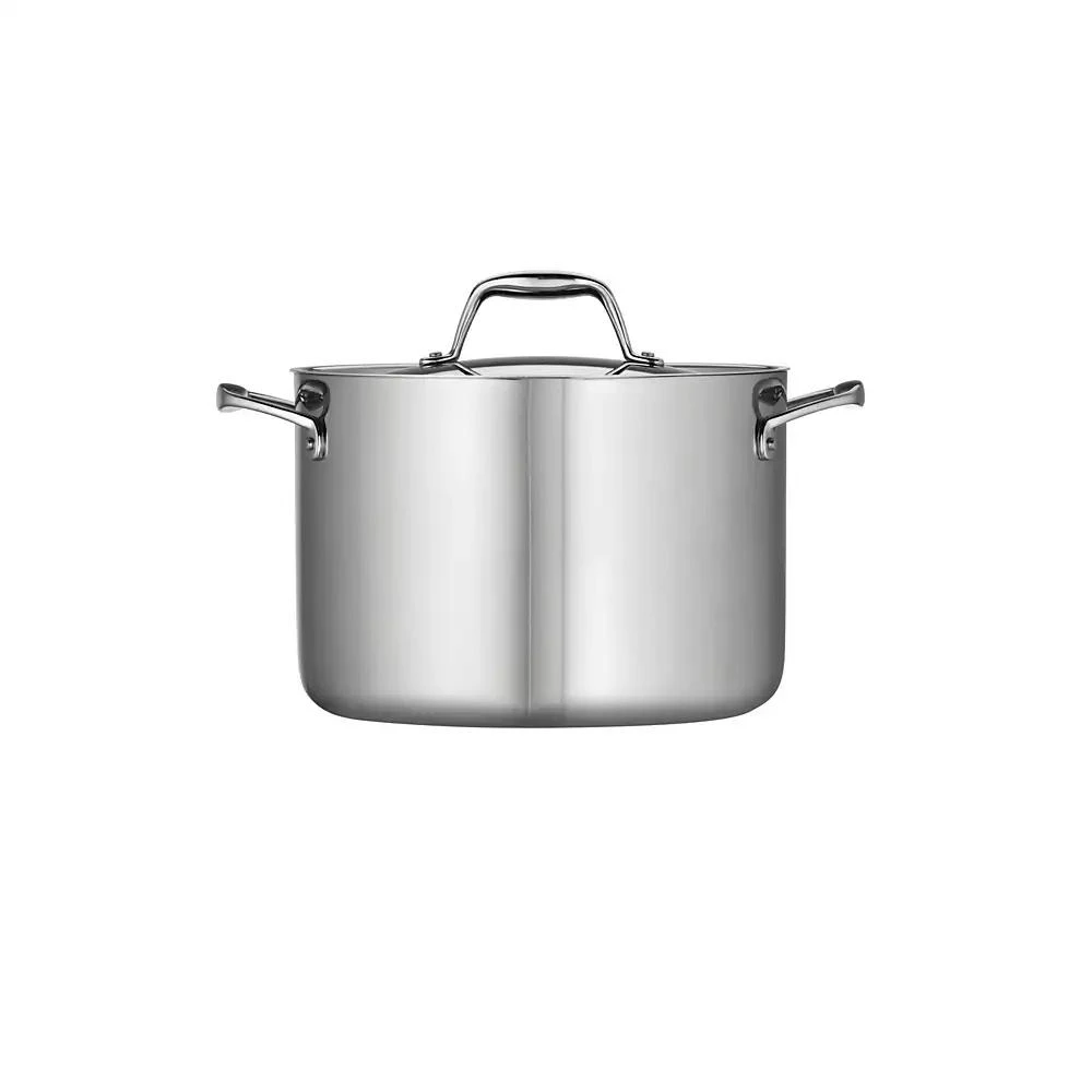 Tramontina Gourmet Tri-Ply Clad 8 Qt Covered Stock Pot 2