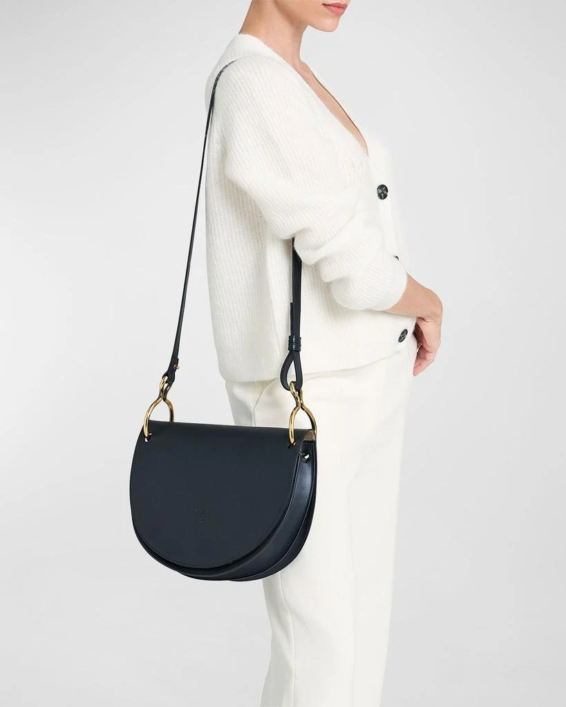 Il Bisonte Consuelo Brushed Leather Flap Shoulder Bag 5