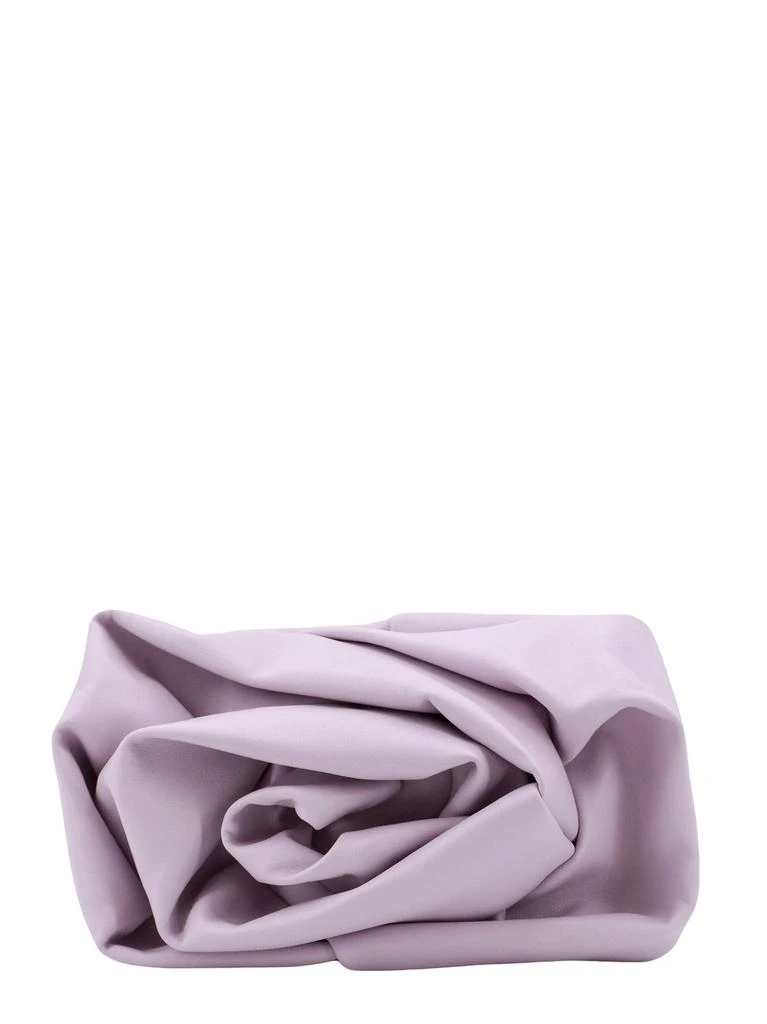 Burberry Burberry Slouch-Body Flower-Detailed Clutch Bag 1