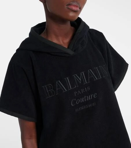 Balmain Balmain Couture cotton terry beach cover-up 4