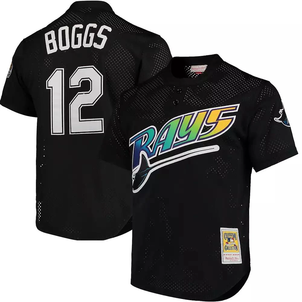 Mitchell 
Ness Men
s Tampa Bay Rays Cooperstown Collection 1991 Mesh Batting Practice Jersey - Wade Boggs 2