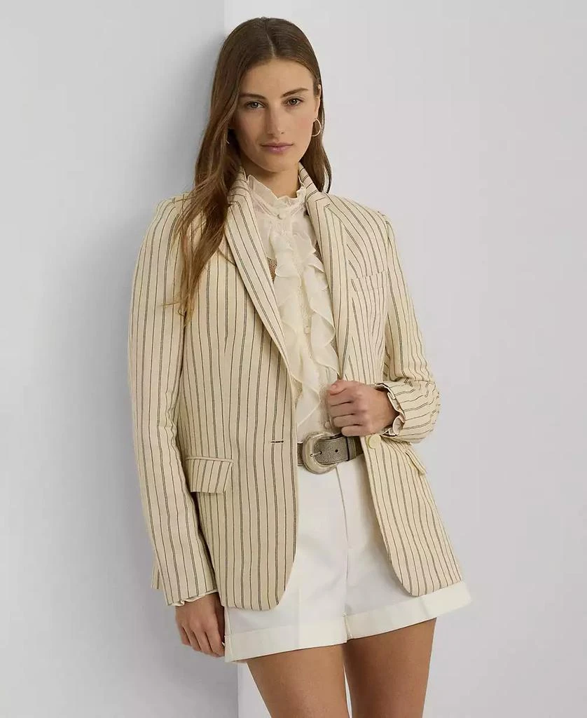 Ralph Lauren Women's Pinstriped Blazer 6