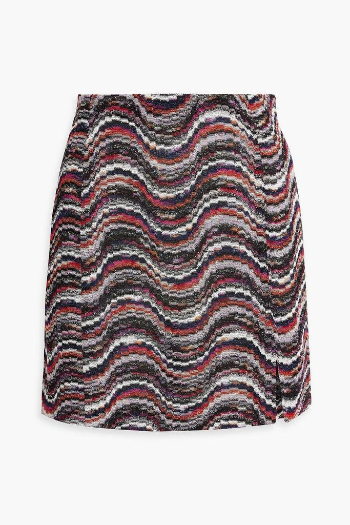 Missoni Metallic crochet-knit mini skirt 1