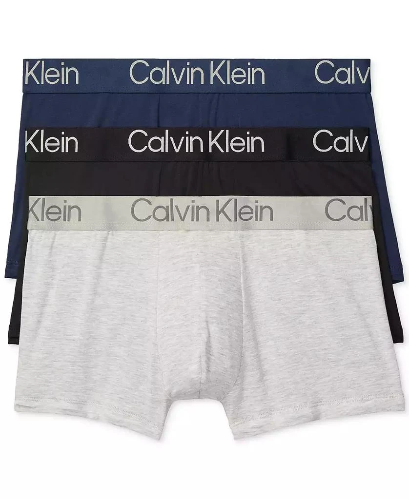 Calvin Klein Men's 3-Pack Ultra Soft Modern Modal Trunk Underwear 1