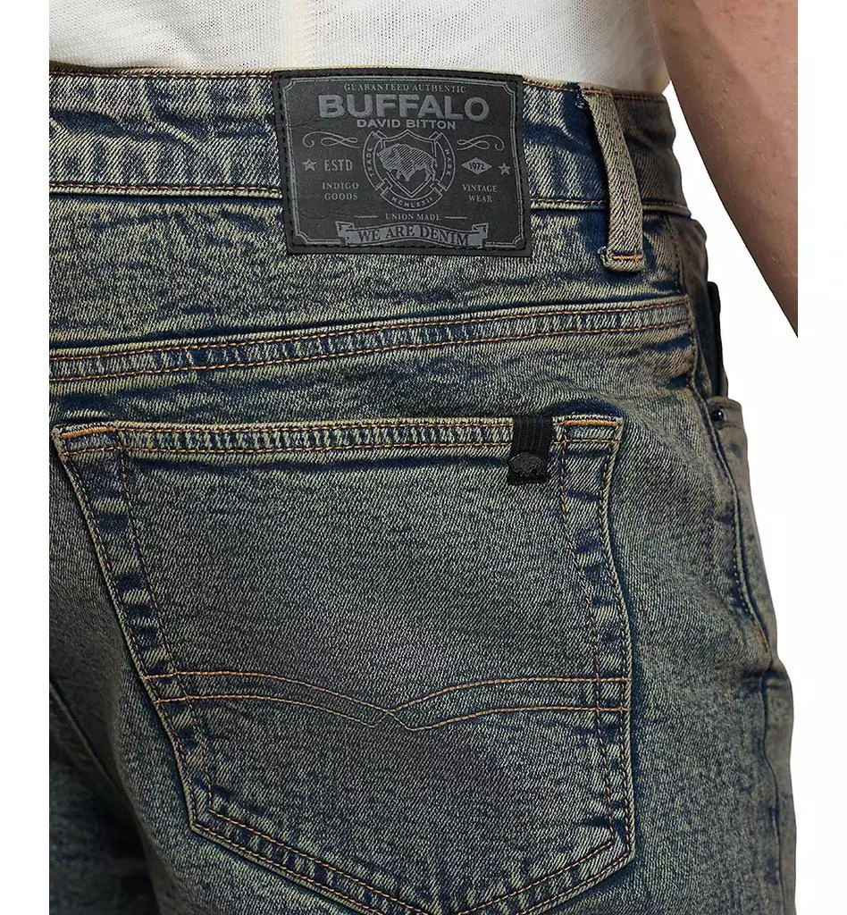 BUFFALO David Bitton Men's Driven Relaxed-Straight Fit Jeans 5