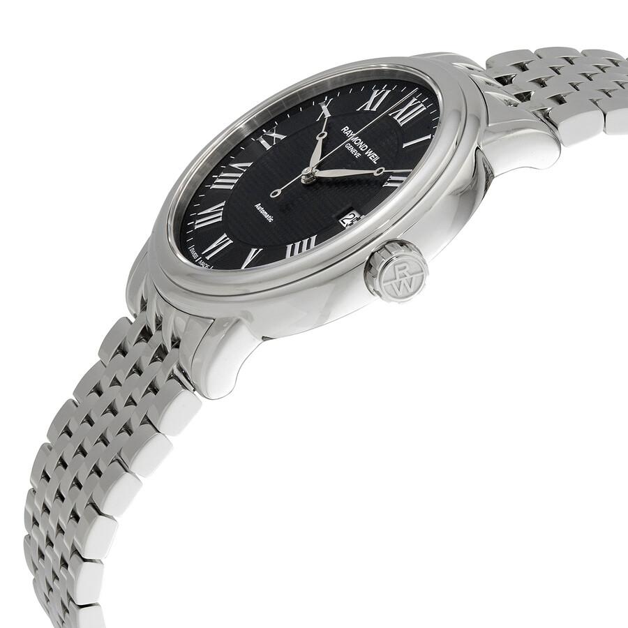 Raymond Weil Maestro Automatic Black Dial Men's Watch 2837-ST-00208