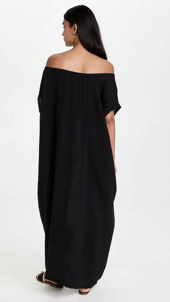 9seed 9Seed - Moonstone Gauze Off Shoulder Caftan 2