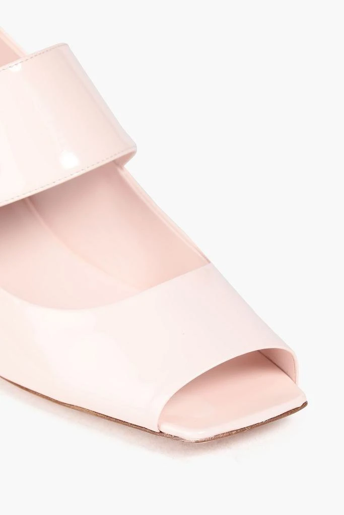 Roger Vivier Satin-trimmed patent-leather pumps 4