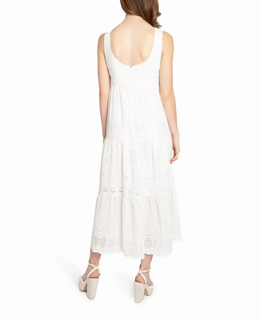 hailee high slit maxi dress Linen High-Slit Maxi Dress