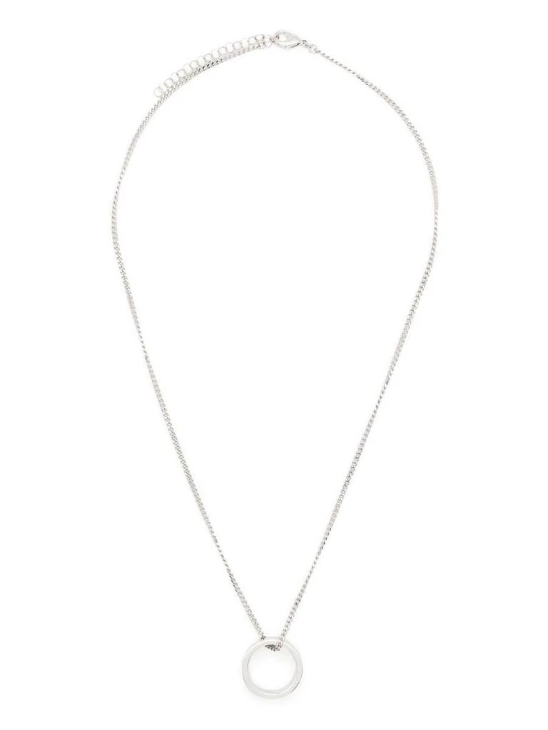MM6 Mm6 Maison Margiela Minimal Logo 6Mm Pendant Ring Accessories 1