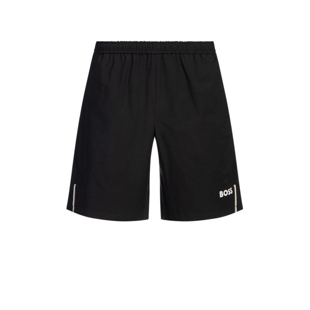Hugo Boss Active tennis shorts in quick-dry super-stretch fabric 1