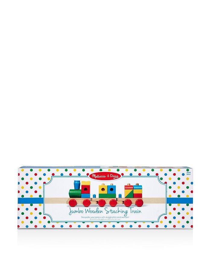 Melissa & Doug Wooden Jumbo Stacking Train Classic - Ages 2+