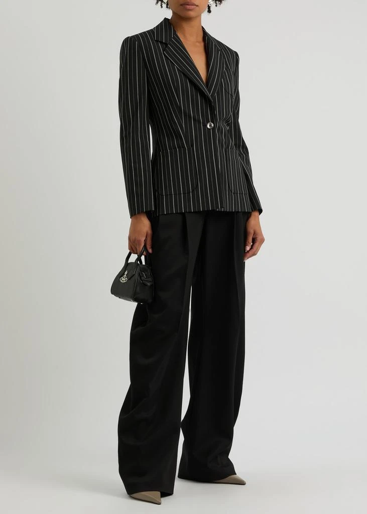 Vivienne Westwood Striped stretch-wool blazer 4