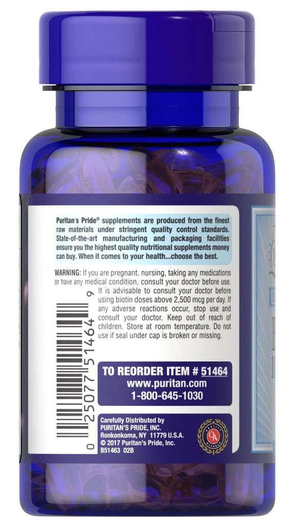 Puritan's Pride Biotin 10,000 mcg 6