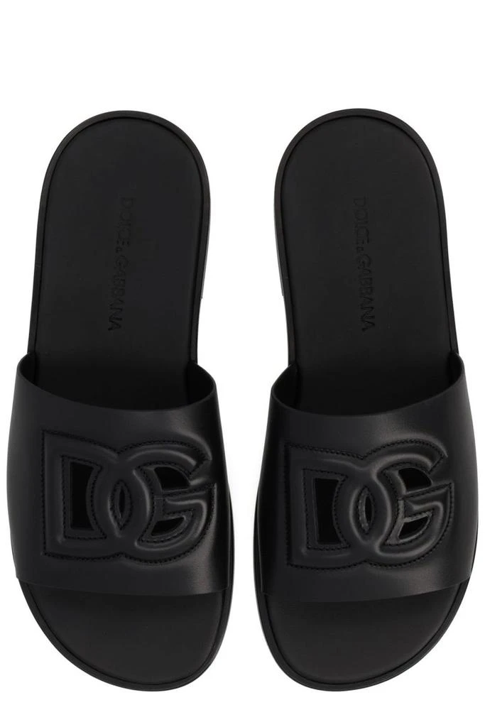 Dolce 
Gabbana Dolce 
Gabbana Logo Embossed Slides 5