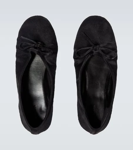 Balenciaga Leopold satin flats 4