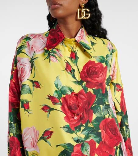 Dolce 
Gabbana Floral silk shirt 4