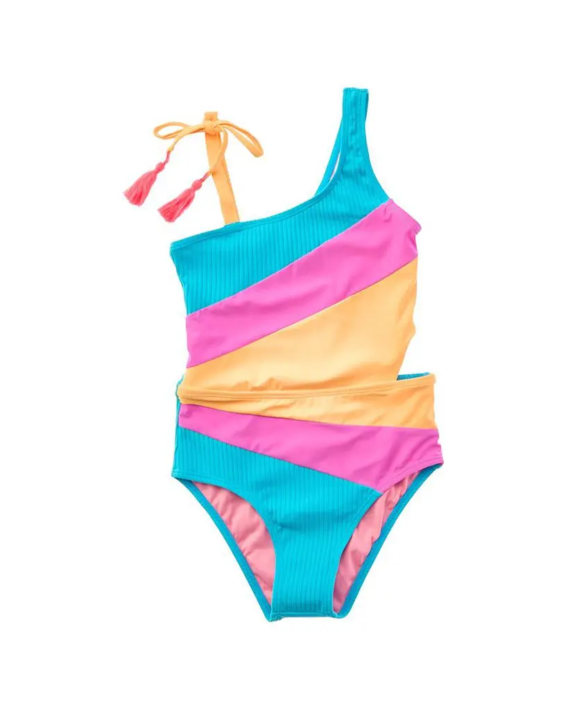 Beach Lingo Rem Cup One Shoulder Cutout One-Piece