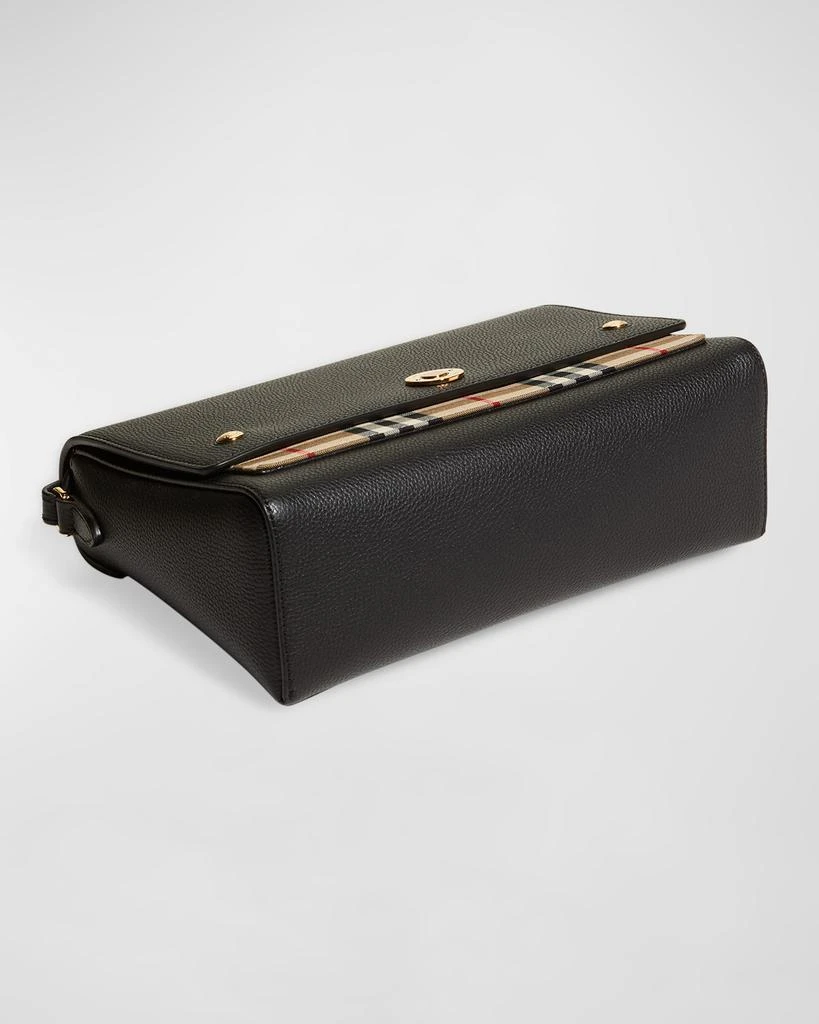 Burberry Note Medium Leather & Vintage Check Crossbody Bag 5