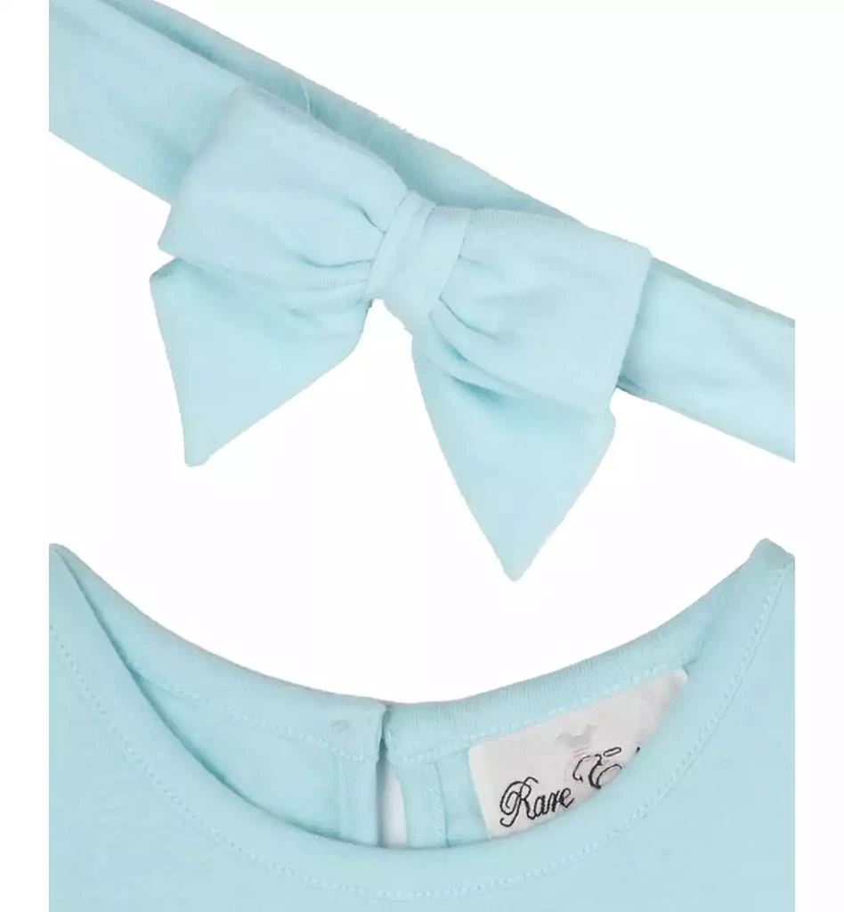 Rare Editions Baby Girls Tank Dress with Pockets 
Headband, 2 Piece Set 3