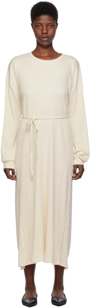 Baserange Off-White Shaw Kaftan Midi Dress 1