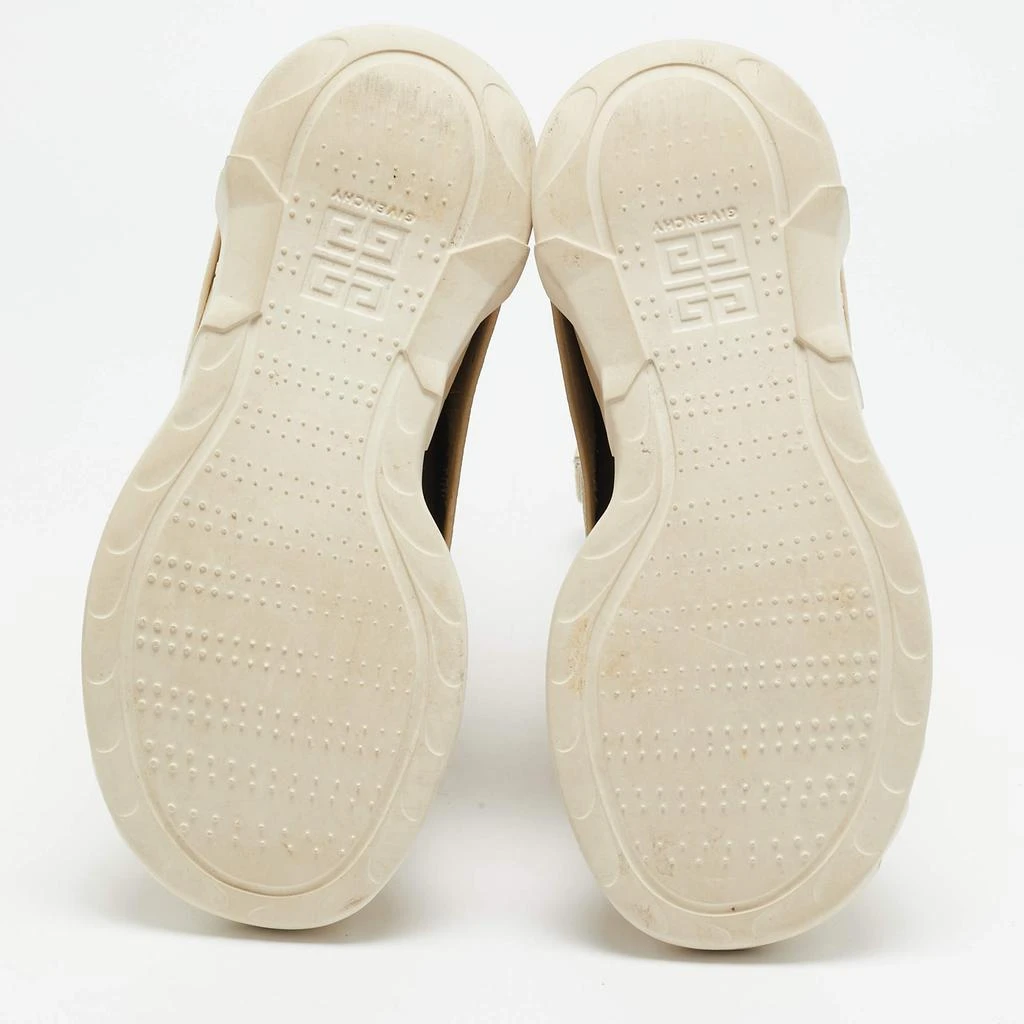 Givenchy Givenchy Cream Leather Shark Lock Mid Calf Boots Size 39 6
