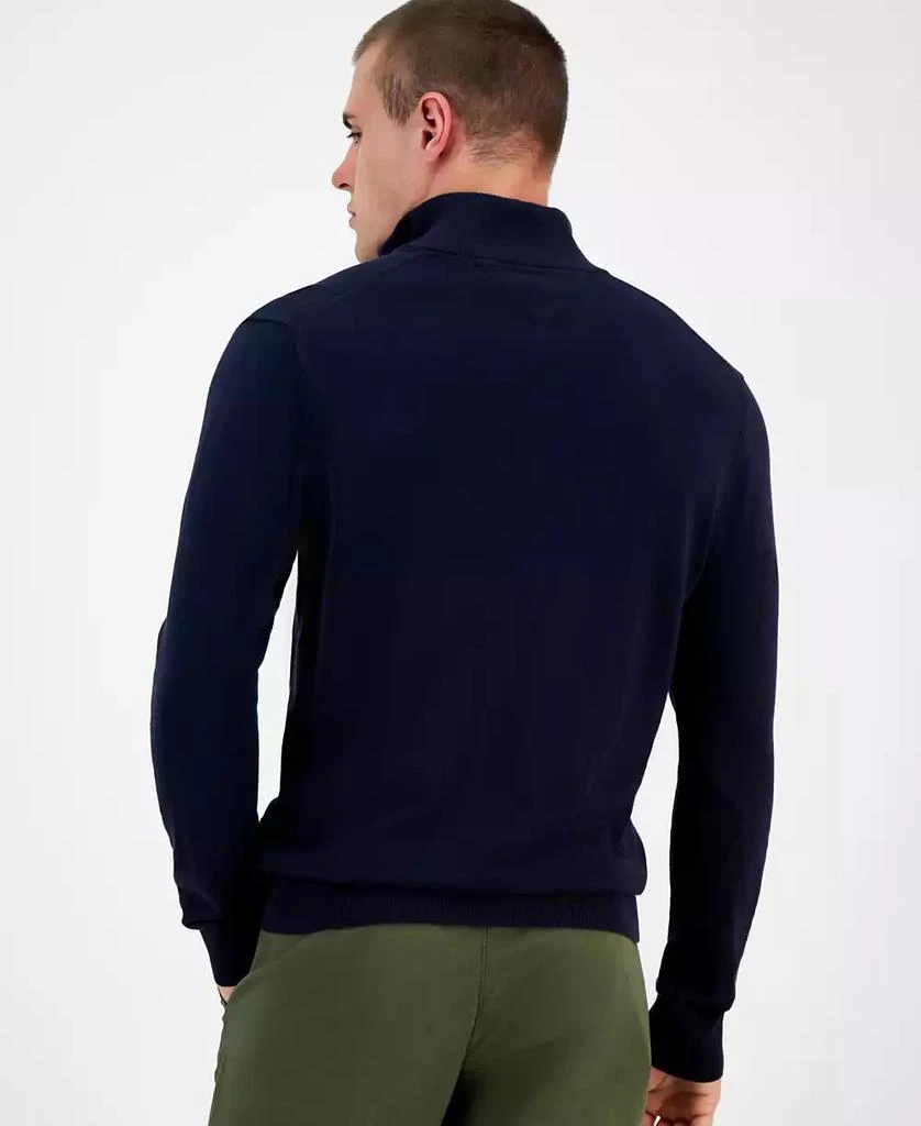 Tommy Hilfiger Men
s Quarter-Zip Pullover Knit Sweater 3