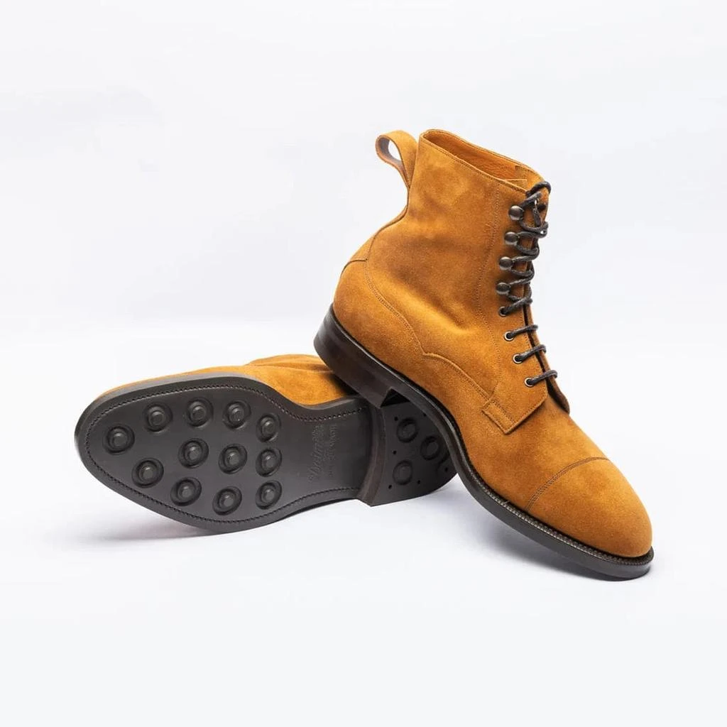 Edward Green Galway Tobacco Suede Dainite Sole 4
