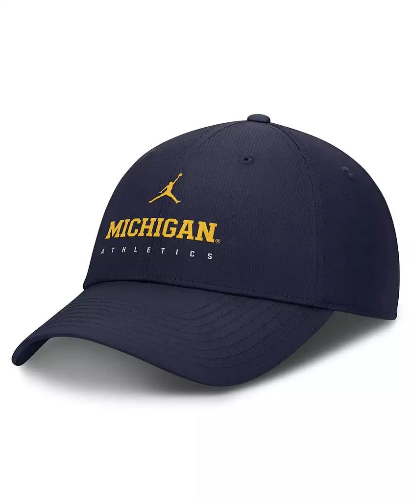 Jordan Men's Navy Michigan Wolverines Club Performance Adjustable Hat 1