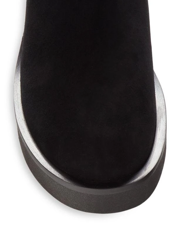 Stuart Weitzman Gotham Block Heel Suede Knee High Boots 5