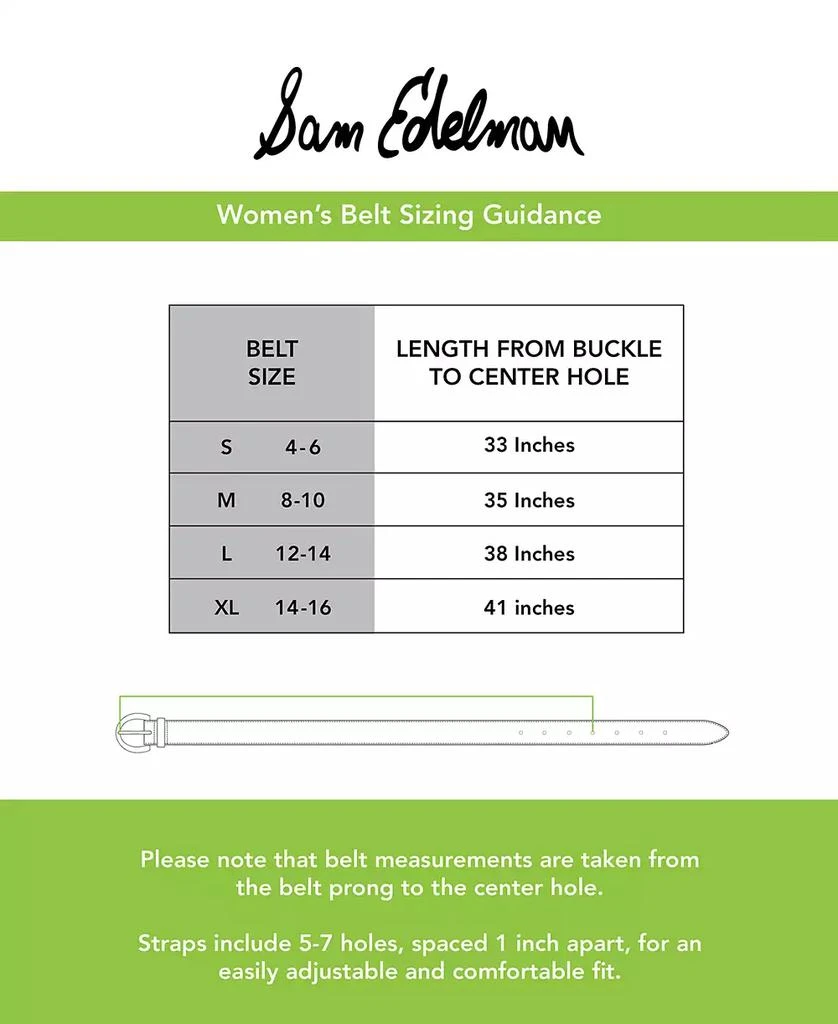 Sam Edelman Women's Horse Bit Buckle Waist Belt 6