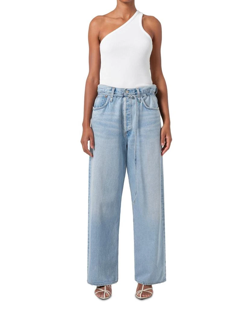 AGOLDE Emmi High Rise Wide Leg Jeans in Incline 10